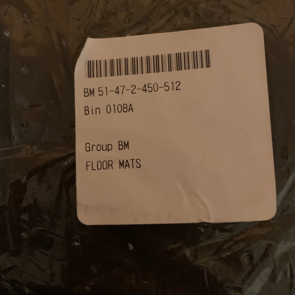 BMW X3 2019 Floor Mats/ Brand New/Never Used/ All Weather/Item # As seen on Tags